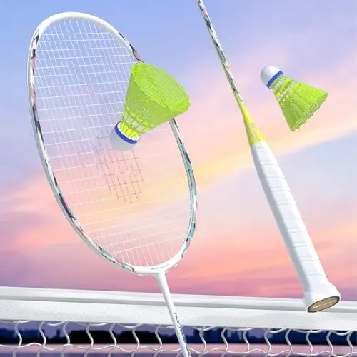 Professional Carbon Fiber Badminton Rackets Badminton Racquet for Backyards Gym - 3