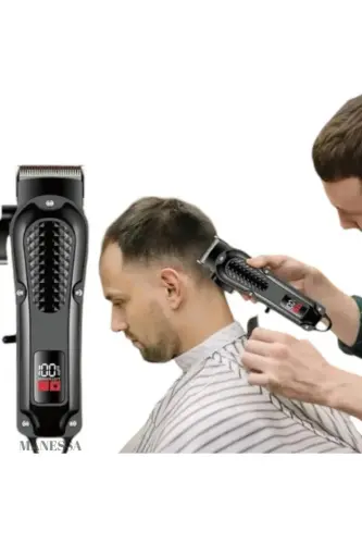 Profesyonel Kullanıma Uygun Saç Sakal Tıraş Makinesi wa-2922, Epilasyon Öncesi Şarjlı Tıraş Makinası-Siyah - REVOPRO (1)