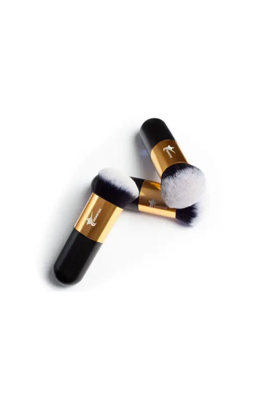 Professional Make-up Luxury Kabuki Fondöten Ve Allık Makyaj Fırçası Dm - 7