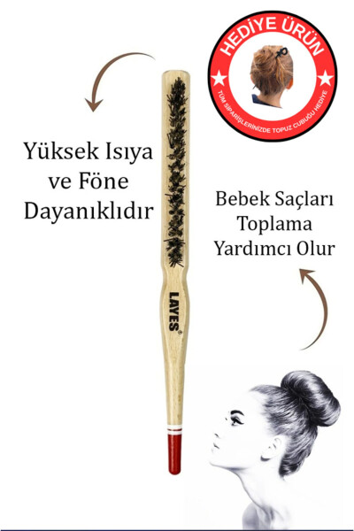 Profesyonel Topuz Fırçası - siyah - LAYES