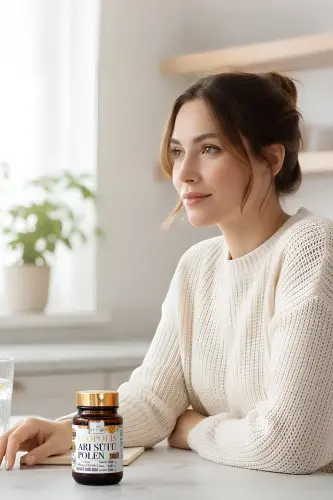 Propolis Asal Suti Polen Kattalar Uchun 60 Tabletka - 5