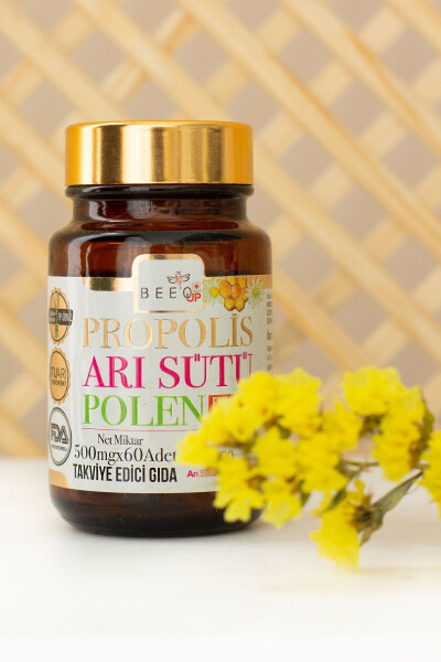 Propolis Asal Suti Polen So'ruvchi Tabletka 500 mg x 60 dona - 9