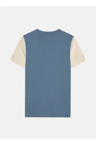 Простая синяя футболка для мальчиков 67926920 - Ready Set Better Tee - 3