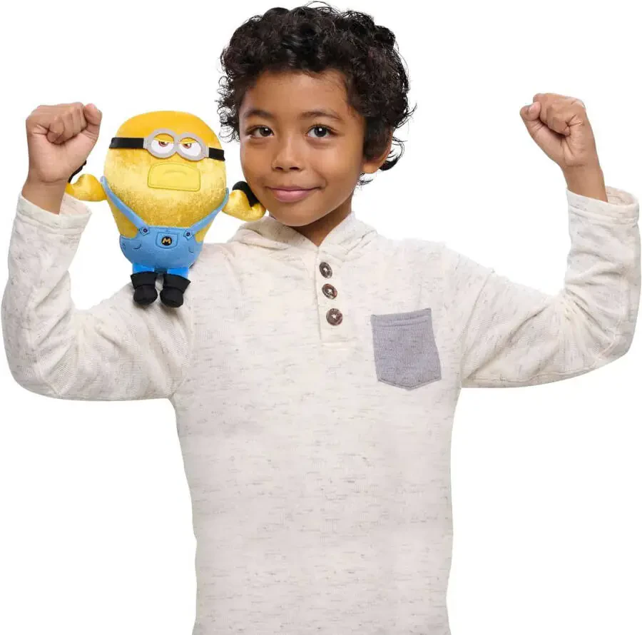 Просто играйте с мягкими игрушками и плюшевыми игрушками, ткани желтый синий - 2