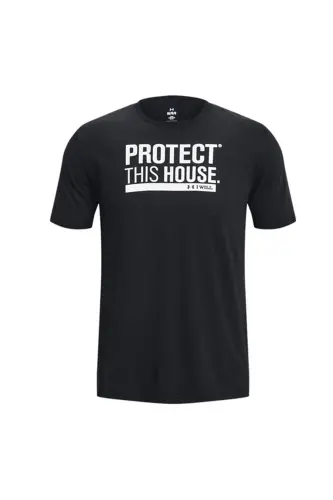 Protect This House Erkek Siyah Günlük Stil T-Shirt 1379022-001 - 5