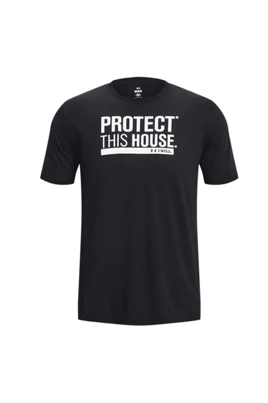 Protect This House Erkek Siyah Günlük Stil T-Shirt 1379022-001 - 5