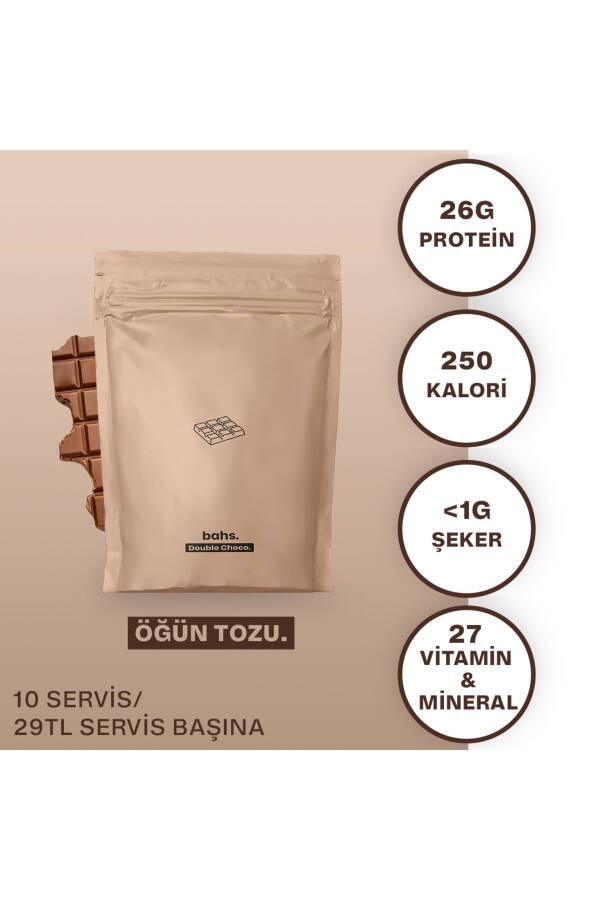 Protein Meal Powder - Double Choco 600gr - 10 Servings - 2