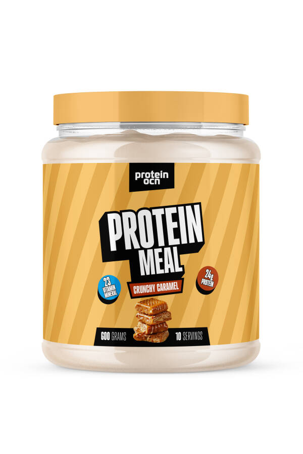 Protein Meal | Protein Powder - Crunchy Caramel - 600g - 10 Servings - 1