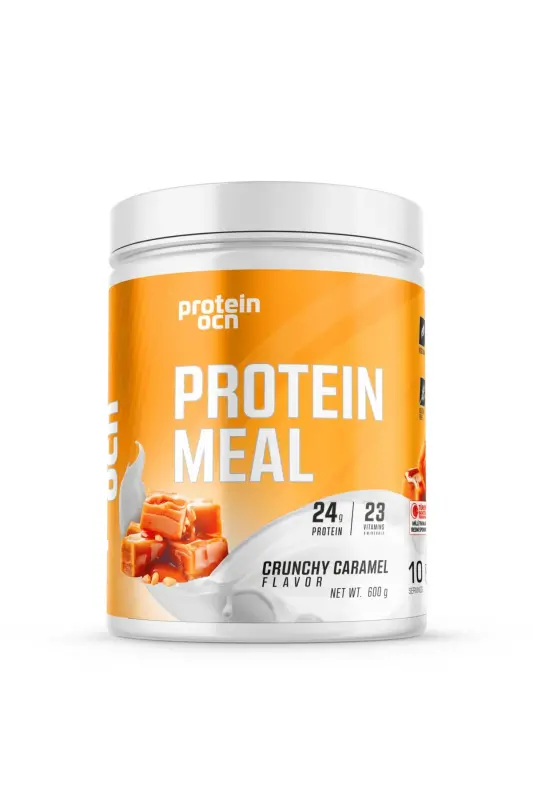 Protein Meal | Proteinli Öğün Tozu - Crunchy Caramel - 600g - 10 Servis - PROTEINOCEAN