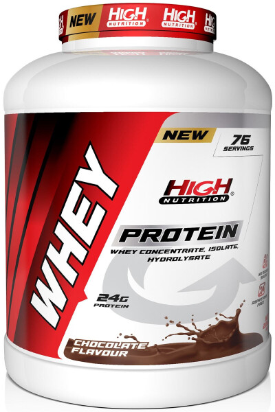 Protein Tozu 2280 Gr Çikolata Aromalı Whey Protein 24 Gram Protein 76 Servis - HIGH NUTRITION