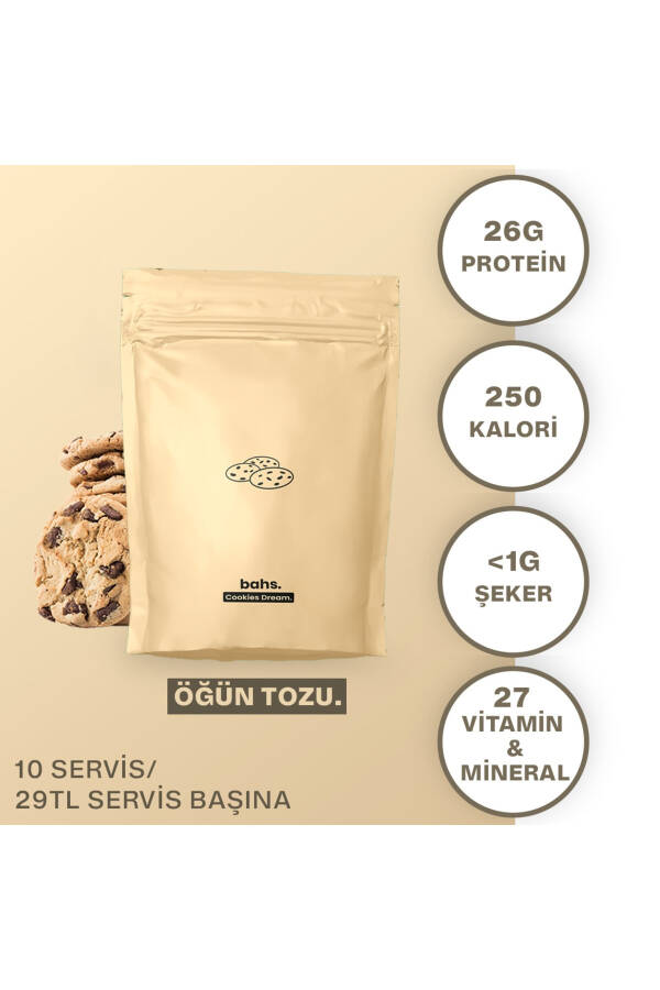 Proteinli Öğün Tozu - Çikolata Çerez Rüyası 600gr - 10 Servis - 2