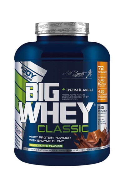 Протеиновый порошок Big Whey Classic со вкусом шоколада 72 порции 2448 г с добавленными пищеварительными ферментами - 6