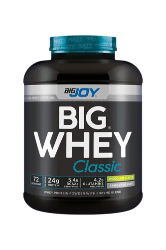 Протеиновый порошок Big Whey Classic со вкусом шоколада 72 порции 2448 г с добавленными пищеварительными ферментами - 3