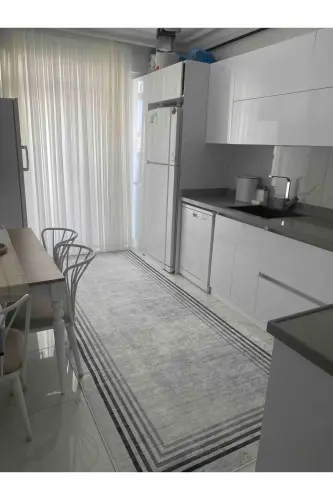 Противоскользящий моющийся ковер с принтом - HALISE HOME (1)