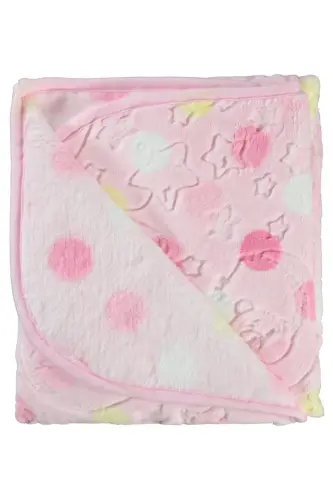 Puanlı Battaniye - PembeStandart-Pembe 