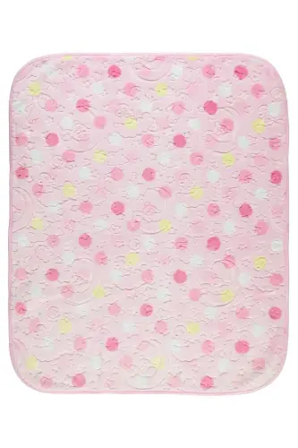 Puanlı Battaniye - Pembe - Pembe - CIVIL BABY (1)