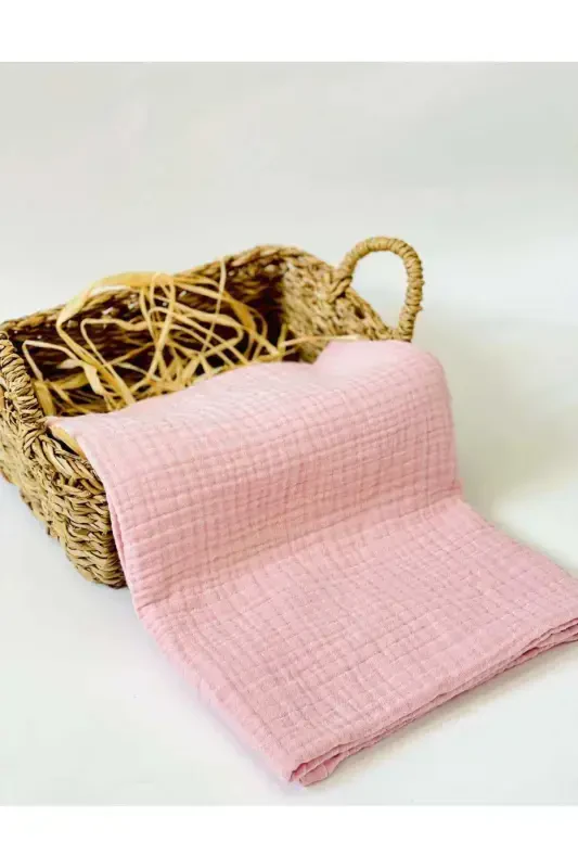 Pudra 4 Qavatli Ko'p Maqsadli Muslin O'rash Adyol-Pudra - 3