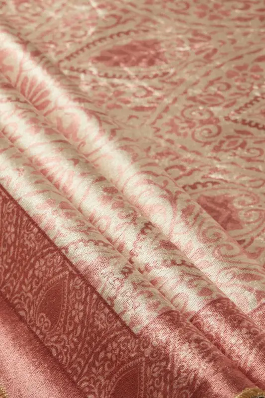 Pudra Kadife Halı Seccade - 2