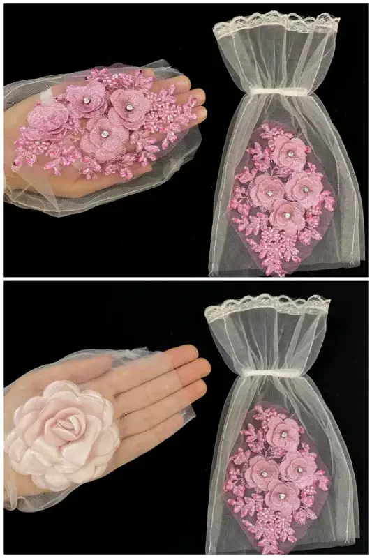 Pudra Kelin Ro'moli To'plami, Xina Ro'moli, Vip Model-Pudra - 8