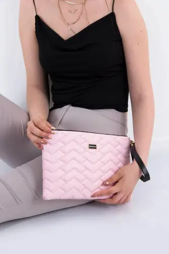 Pudra - Pudra SP1034 Kadın Portföy & Clutch-155 PUDRA 