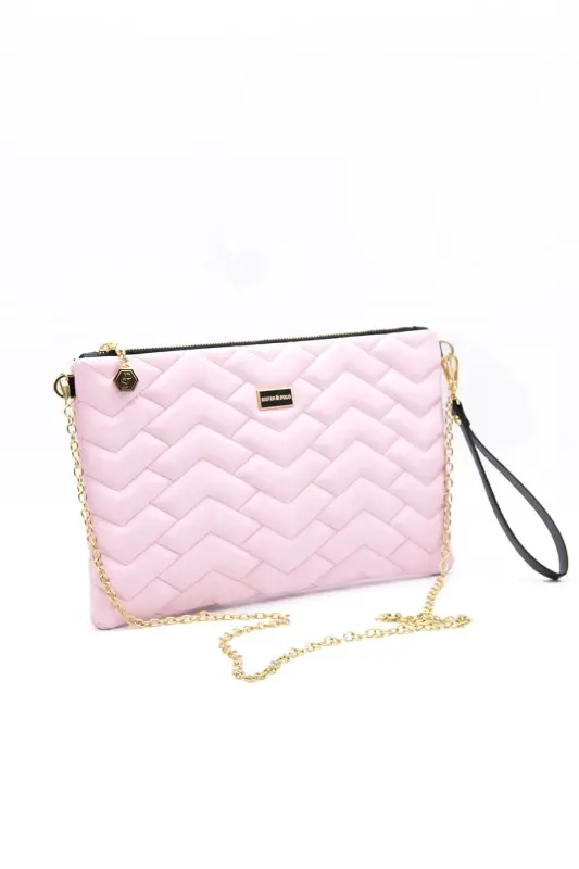 Pudra - Pudra SP1034 Kadın Portföy & Clutch-155 PUDRA - 5