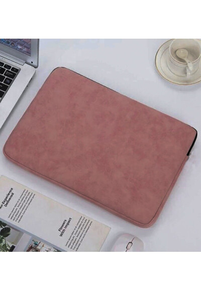 Pudra Unisex 13-14-15.6 İnç Uyumlu Macbook Kılıf Notebook Laptop Çantası - 2