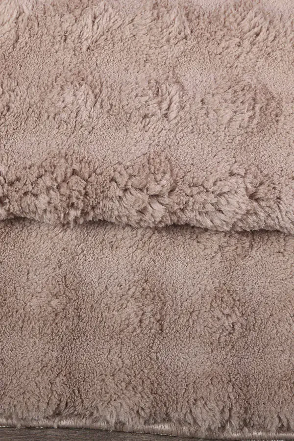 Пуфакча кофе Юмшоқ катта ўлчамли жуфт силжимайдиган тагли ювиладиган ҳаммом пастлаги - 5