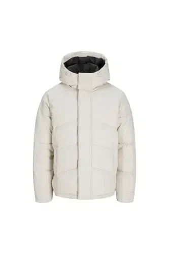 PUFFER JACKET Men's Padded Jacket Cream Beige-Cream Beige - JACK & JONES (1)