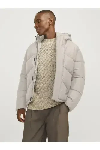 PUFFER JACKET Мужской Пуховик Cream Beige-Крем Беж - 1