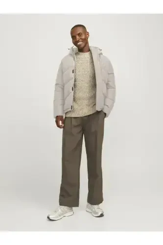 PUFFER JACKET Мужской Пуховик Cream Beige-Крем Беж - 7