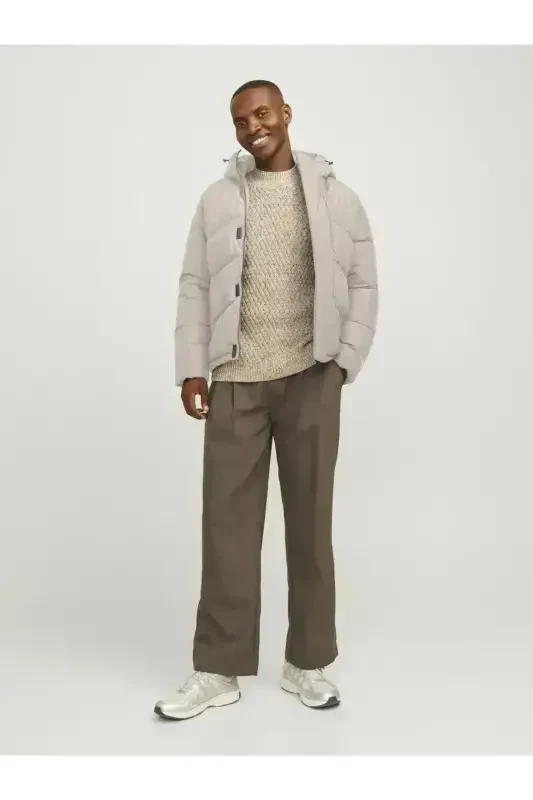 PUFFER JACKET Мужской Пуховик Cream Beige-Крем Беж - 7