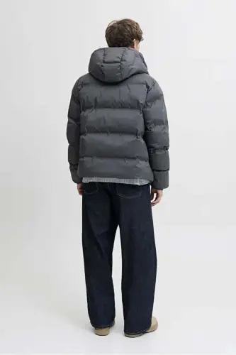 PUFFER JACKET Мужской Пуховик Дымчато-Серый-Дымчато-Серый - 4