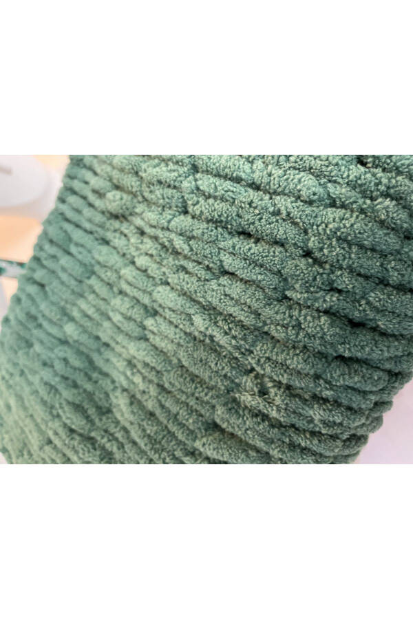 Puffy Soft Large Scarf Green - 13