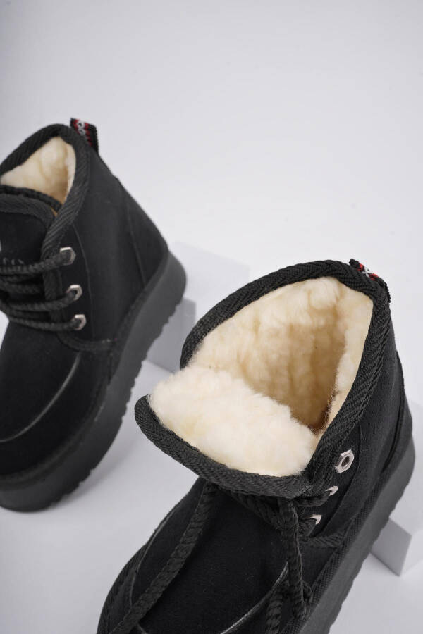 PUFFY, warm and comfortable mini boots with thick soles and furry lining. - 3