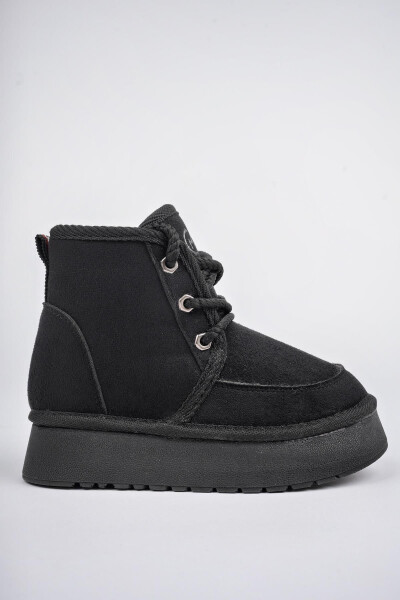 PUFFY, warm and comfortable mini boots with thick soles and furry lining. - 5