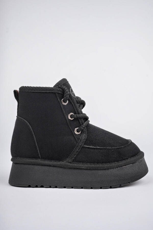 PUFFY, warm and comfortable mini boots with thick soles and furry lining. - 5