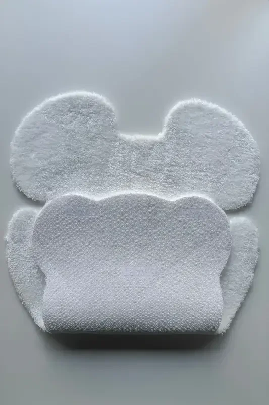 Pufi Soft Plush Teddy Bear Rug Carpet for Kids Room Baby Room Living Room-White - 5