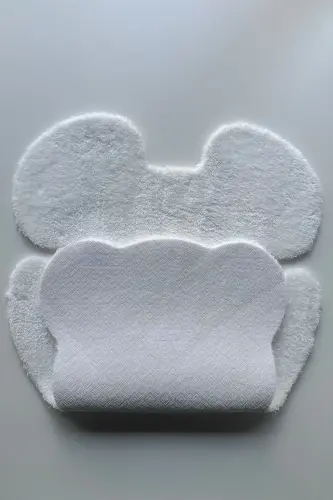 Pufi Soft Plush Teddy Bear Rug Carpet for Kids Room Baby Room Living Room-White - 5