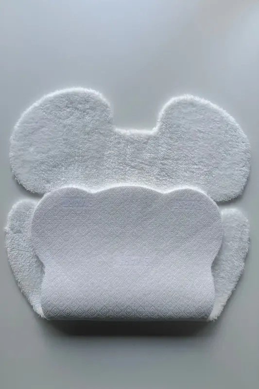 Pufi Soft Plush Teddy Bear Rug Carpet for Kids Room Baby Room Living Room-White - 5