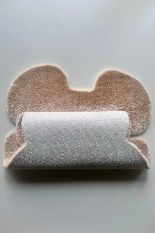 Pufi Yumshoq Peluş Ayiqcha Gilam Post Bolalar Xonasi Chaqaloqlar Xonasi Mehmonxonasi Gilami-Vizon - 5