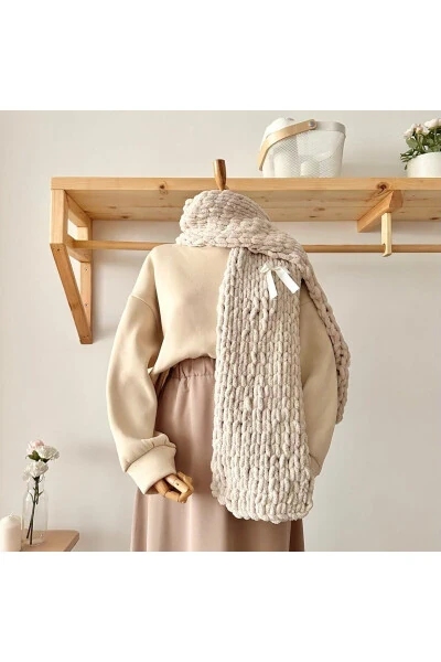 Puffy El Örmesi Atkı-taş - Modazone (1)