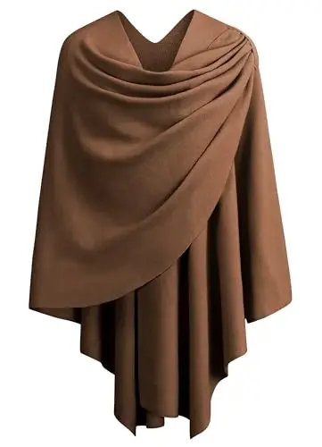 PULI Ayollar Katta Old X Poncho Sviter O'rash Topper Trikotaj Zamonaviy Ro'mol Kapalak Kuz Qish uchun - PULI