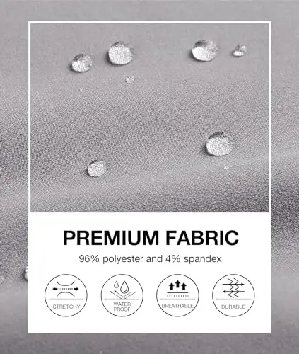 PULI Golf Shimlar Erkaklar Cho'ziluvchan Klassik Mos Libos Kundalik Ish Sayohat Toraygan Suv o'tkazmaydigan Cho'ntaklar bilan - 5