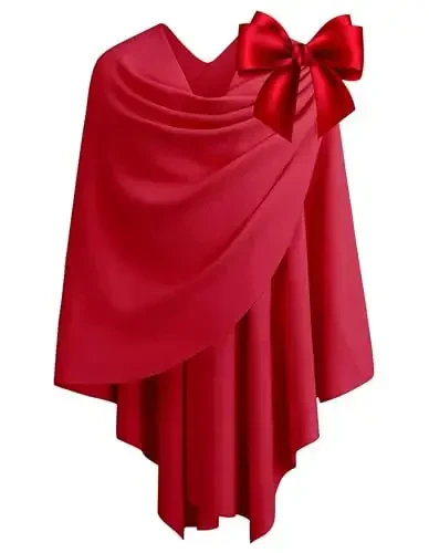 PULI Womens Large Cross Front Poncho Sweater Wrap Topper Knitted Elegant Shawls Cape for Fall Winter - PULI