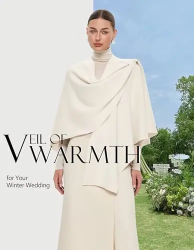 PULI Женский большой кардиган-пончо с перекрестным спереди дизайном, вязаная элегантная шаль-накидка для осени и зимы - 5