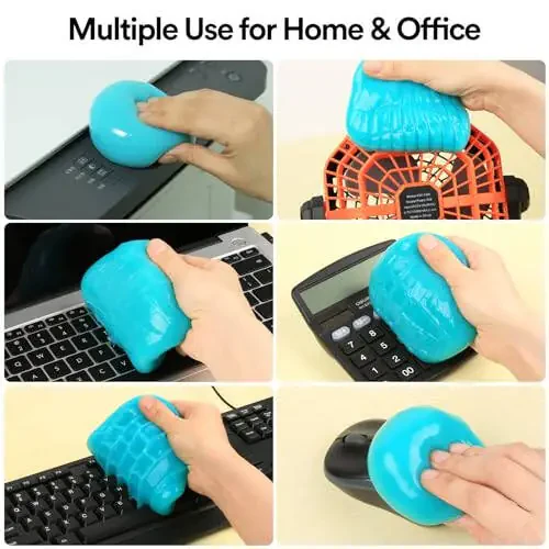 PULIDIKI Car Cleaning Gel Clean Putty Auto Detail Tools Slime Cleaner Interior Car Accessories Christmas Stocking Stuffers Gifts for Men Women Teens White Elephant Gifts Adults 2Pack - 5