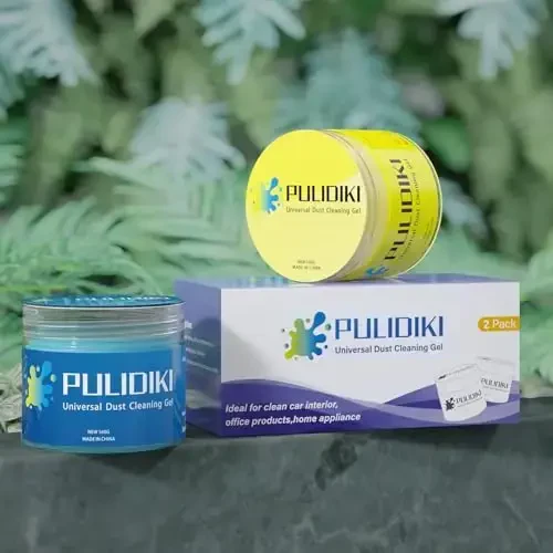 PULIDIKI Car Cleaning Gel Car Cleaning Putty Car Slime Detailing Tools Car Interior Cleaner Auto Cleaning Kits Car Accessories Stocking Stuffers for Men Women Teens White Elephant Gifts Adults (2Pack) - 4