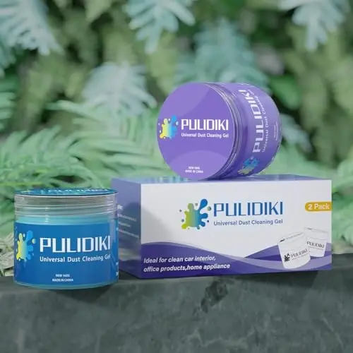 PULIDIKI Avtomobil tozalash geli Detallashtiruvchi shpaklyovka Avtomobil tozalash vositalari Slime tozalagich Changni tozalash geli Ichki tozalagich Avtomobil aksessuarlari Erkaklar, ayollar, o'smirlar uchun paypoq sovg'alari Kattalar uchun oq fil sovg'alari (2 dona) - 4