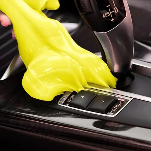 PULIDIKI Car Cleaning Gel Detailing Kit Clean Putty Gel Reusable Auto Detail Tools Car Slime Cleaner Cleaning Supplies, Dust Remover Gifts for Men Women Yellow - 1