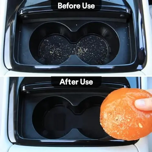 PULIDIKI Car Cleaning Gel Detailing Putty Auto Detail Tools Car Interior Cleaner Slime Supplies Car Accessories Stocking Stuffers Gifts for Men Women Teens White Elephant Gifts Adult Orange (2Pack) - 5